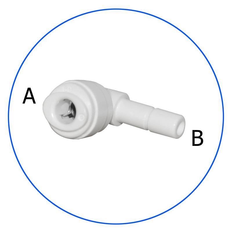 Σύνδεσμος Ασφαλείας Γωνία in line 1/4 AQ-A4SE4-W
