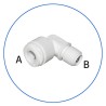 Κούμπωμα Ασφαλείας Γωνία 1/8″ σε in-line 1/4″ με Βαλβίδα Αντεπιστροφής AQ-A4ME2-CV-W