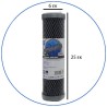 Φίλτρο Ενεργού Άνθρακα & Αποσκλήρυνσης Aqua Filter FCCBL-S 10″