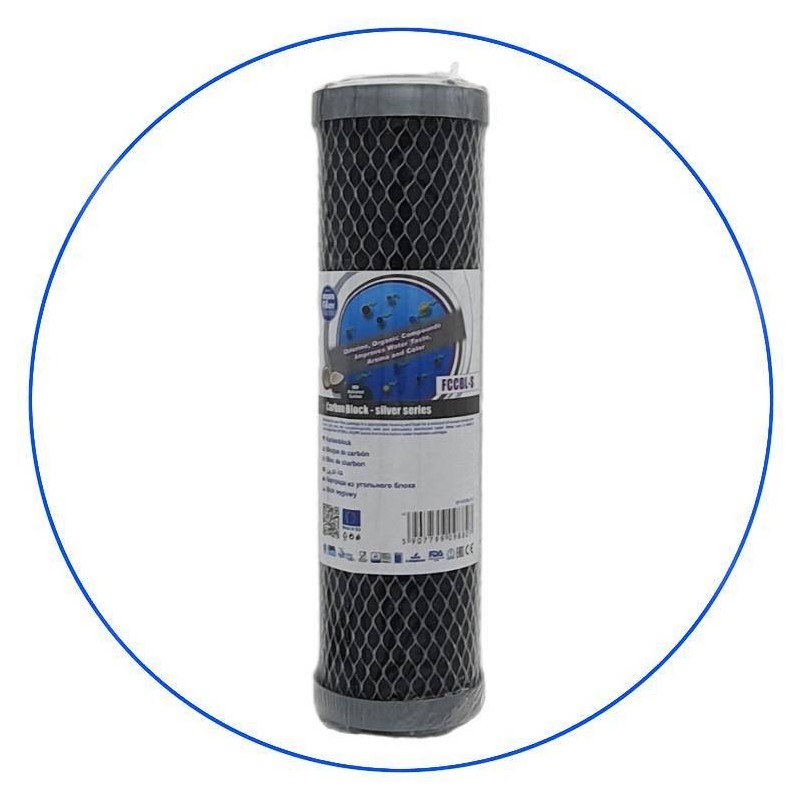 Φίλτρο Συμπαγούς Ενεργού Άνθρακα Silver Series 10” FCCBL-S