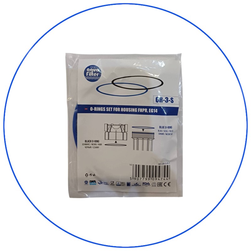 Σετ Λάστιχα Oring Στεγανοποίησης Φιλτροθήκης Aqua filter OR-3-S