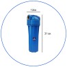 Φιλτροθήκη Μονή 10" FHPR1-B1 1" της Aqua Filter.