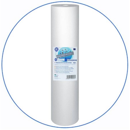 Aqua Filter BB202PS1BLP Σύστημα Big Blue 20″ με Φίλτρο Πολυπροπυλενίου και Φίλτρο Συμπαγή Άνθρακα και Παροχή 1″