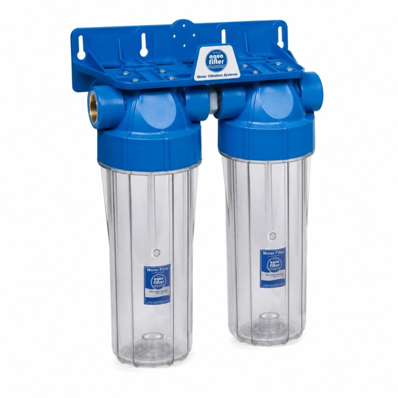 Aqua Filter FHPLCL1-D-TWIN σύστημα κεντρικής παροχής 1″