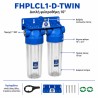 Διπλή φιλτροθήκη 10″ Slim Line Aqua Filter