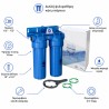 Διπλή φιλτροθήκη Aqua Filter δύο σταδίων