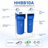Aqua Filter HHBB10A dual big blue housing with gauges