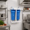 Διπλή φιλτροθήκη νερού Big Blue 10x4.5 με βάση
