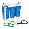 Aqua Filter HHBB10B τριπλή φιλτροθήκη Big Blue 10 ιντσών