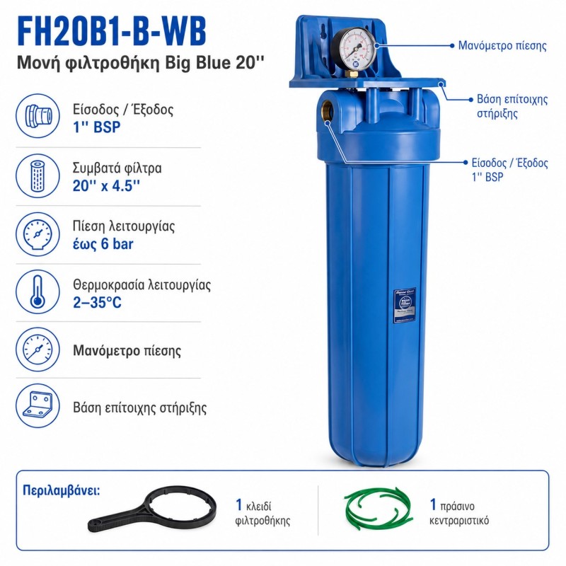 Heavy Duty Water Filter Housing