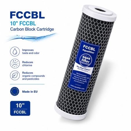 Carbon Block φίλτρο νερού Aqua Filter FCCBL