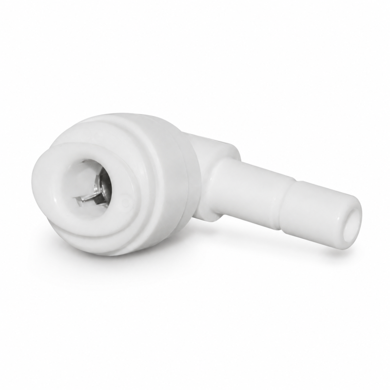 Γωνιακός σύνδεσμος quick connect AQ-A5SE4-W για σωληνάκι 8 mm