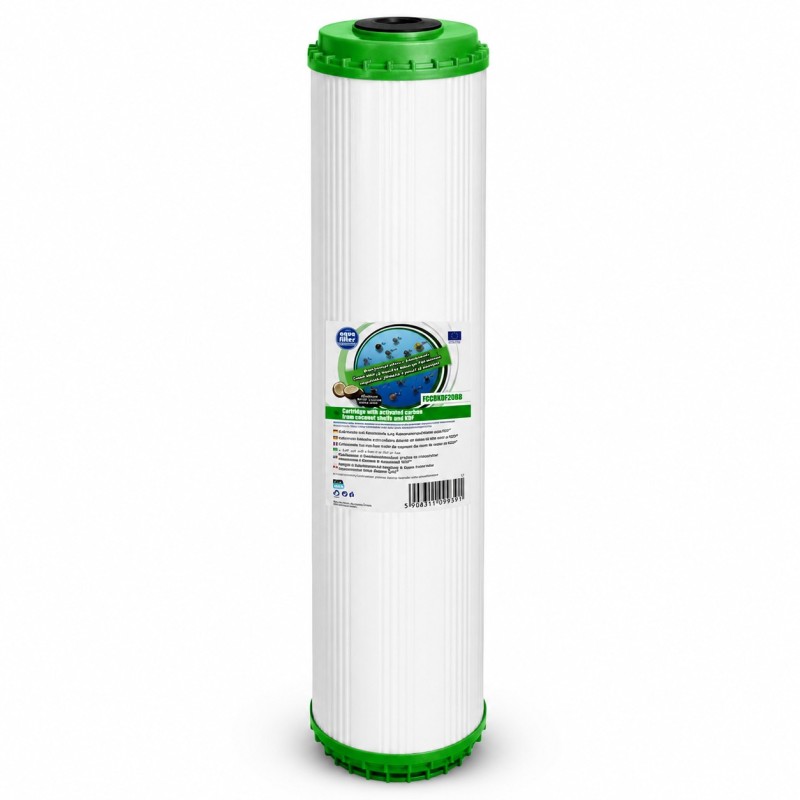 Aqua Filter FCCBKDF20BB Big Blue φίλτρο ενεργού άνθρακα GAC KDF 20x4.5