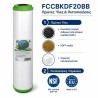 Big Blue carbon filter with KDF technology 20 inch