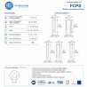 Big Blue φίλτρο πολυπροπυλενίου 1 micron Aqua Filter FCPS1M10B