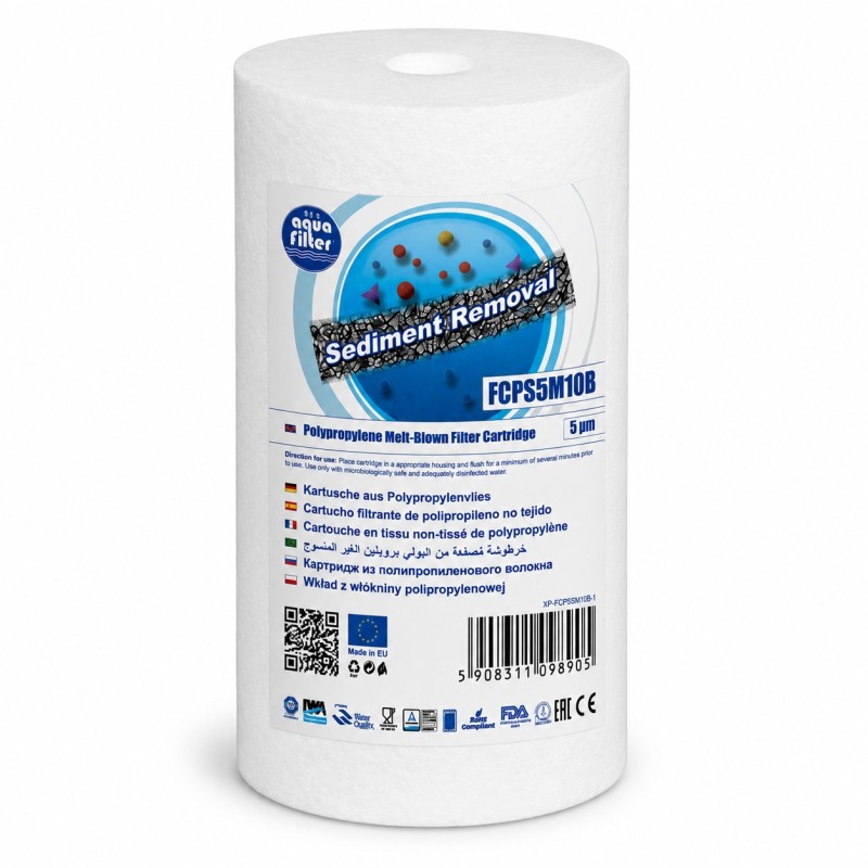 Aqua Filter FCPS20M10B φίλτρο στερεών Big Blue 10x4.5 20 micron