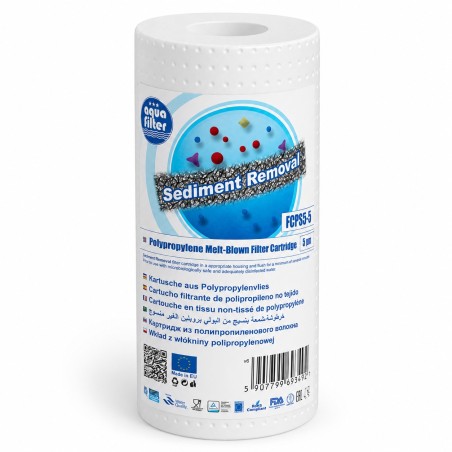 Aqua Filter FCPS5-5 φίλτρο πολυπροπυλενίου sediment 5 ιντσών 5 micron