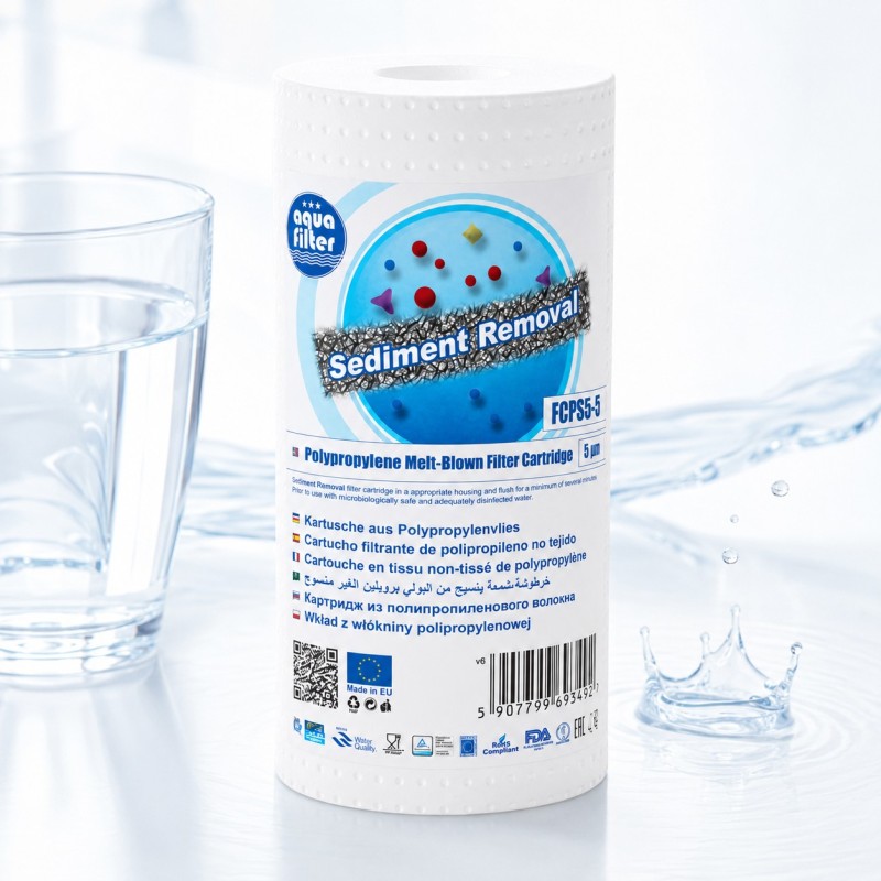 Aqua Filter FCPS5-5 ανταλλακτικό φίλτρο για φιλτροθήκη 5 ιντσών