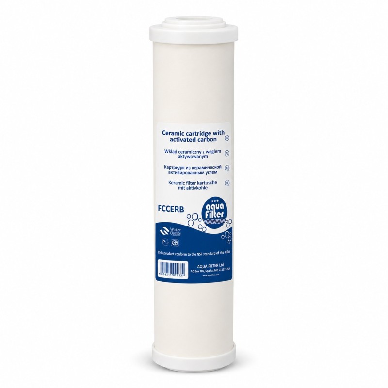 Aqua Filter FCCERB κεραμικό φίλτρο 0.3 micron με ενεργό άνθρακα