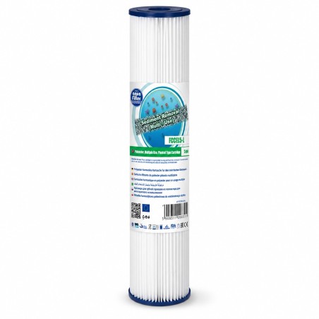 Aquafilter FCCEL5-L πλενόμενο φίλτρο στερεών 20 ιντσών 5 micron