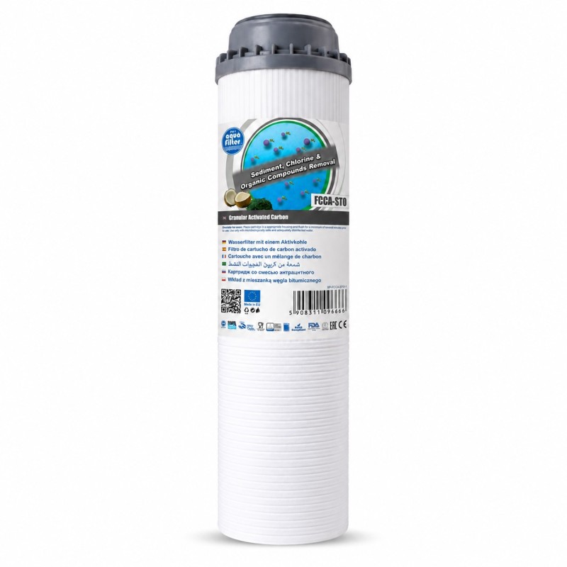 Aqua Filter FCCA-STO φίλτρο ενεργού άνθρακα δύο σταδίων 10 inch