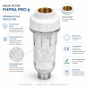 Aqua Filter FHPRA PRO Αποσκληρυντής Νερού για Πλυντήρια Πιάτων & Ρούχων