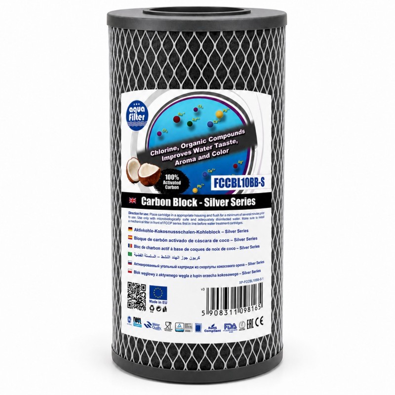 Aqua Filter FCCBL10BB-S Big Blue φίλτρο συμπαγούς ενεργού άνθρακα 10 x 4.5