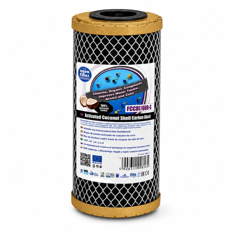 Aqua Filter FCCBL10BB-G Gold Series φίλτρο ενεργού άνθρακα Big Blue 10x4.5