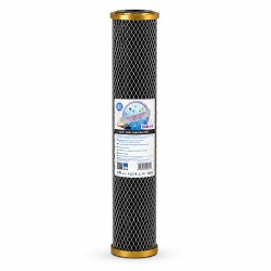Aqua Filter FCCBL-L-G Gold Series φίλτρο ενεργού άνθρακα 20 x 2.5 5 micron