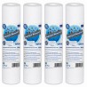 Aqua Filter FCPS10x4 Σετ 4 Φίλτρα Πολυπροπυλενίου Sediment 10″ 10 Micron