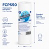 Aqua Filter FCPS50 φίλτρο στερεών 10 ιντσών 50 micron πολυπροπυλενίου