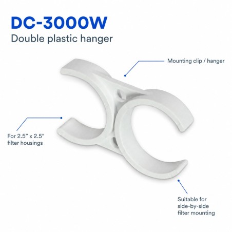 Double clip DC-3000W Aqua Filter 2.5 inch