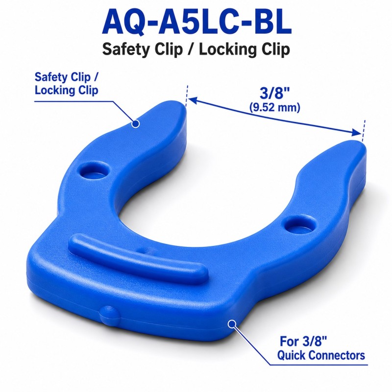 AQ-A5LC-BL safety clip Quick Connect 3/8