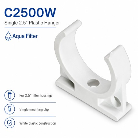 C2500W single mounting clip Aqua Filter