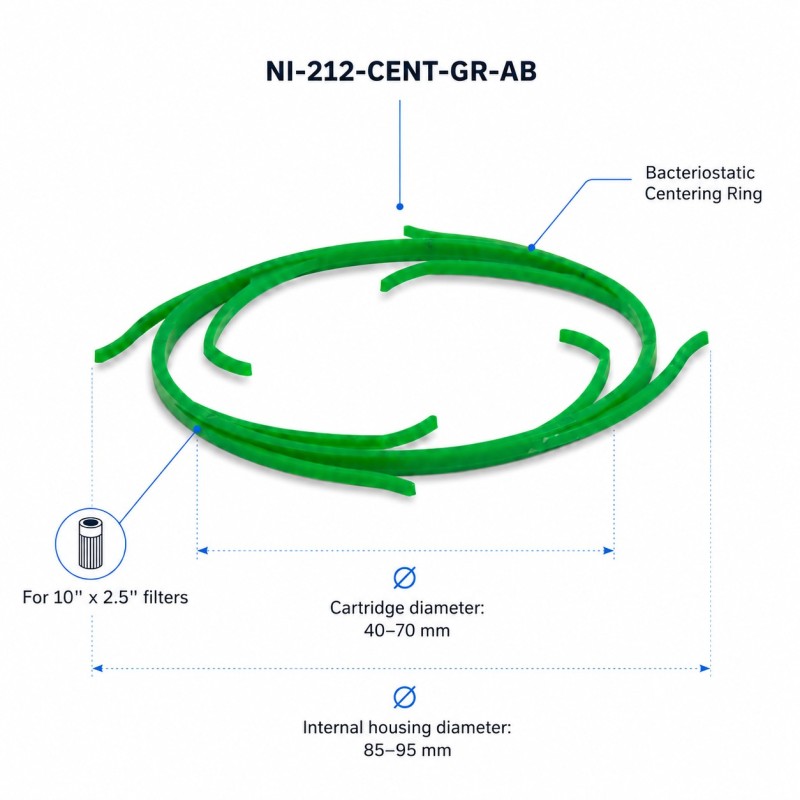 NI-212-CENT-GR-AB centering rings 10 inch