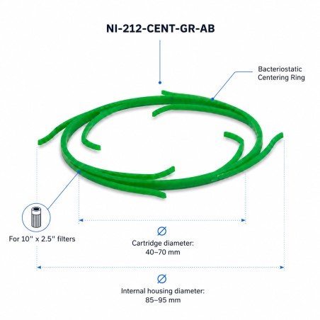 NI-212-CENT-GR-AB centering rings 10 inch