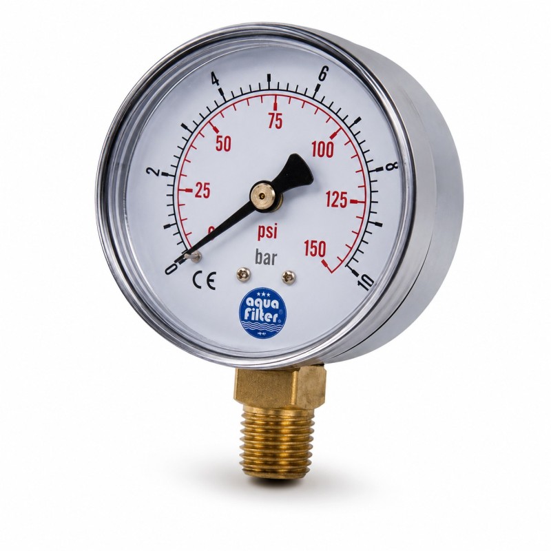 Μανόμετρο πίεσης Aqua Filter KCGA-1 0-10 bar