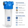 Aqua Filter FHPR12-B-AQ Φιλτροθήκη Μονή 10″ 1/2″ Υψηλής Πίεσης για Κεντρική Παροχή