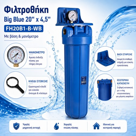 Aqua Filter BB20PS5 Συσκευασία Φιλτροθήκης